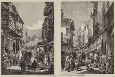 Straßenszenen in Lahore